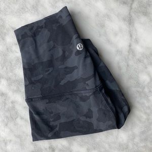 Lululemon camouflage biker shorts
